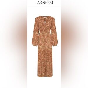 NWT Arnhem Harley Duster Dress AUS 6 US 2 Floral Paisley $229